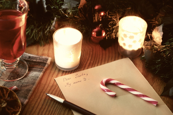 Noel mektubu baharatlar ile - Fotoğraf, Görsel