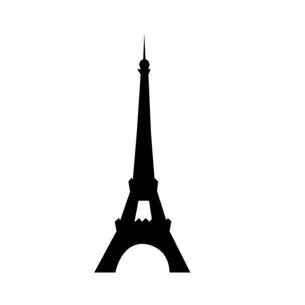 imagem do ícone da torre eiffel
 - Vetor, Imagem