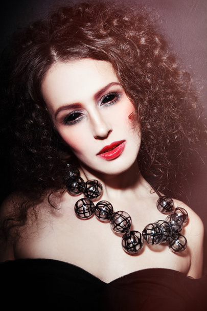 Girl with gothic make-up - Foto, Imagem