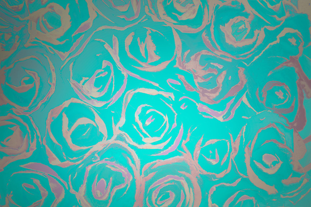 τριαντάφυλλα σε μπλε φόντο - Φωτογραφία, εικόνα