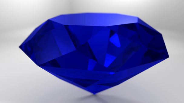 Sapphire blue diamond drágakő drágakő kő spinning esküvői háttér loop 4k - Felvétel, videó