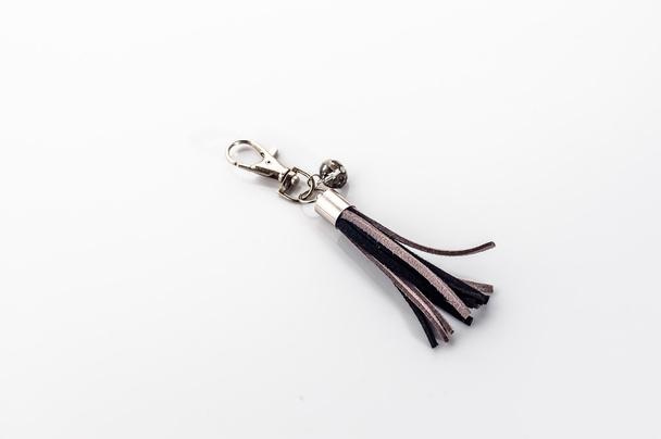 Key chain isolated on a white background. - Fotó, kép
