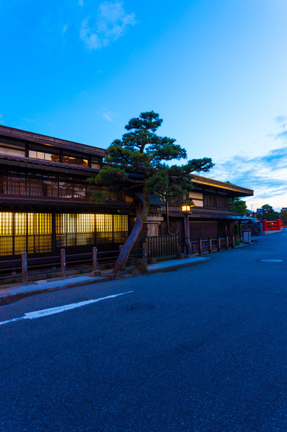 Takayama Historiallinen alue Puiset talot Ilta V
 - Valokuva, kuva