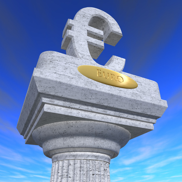 euro kolom - Foto, afbeelding