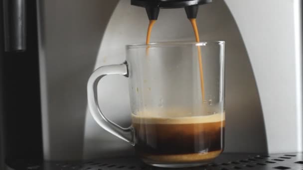 Coffee Machine with cup of coffee - Footage, Video