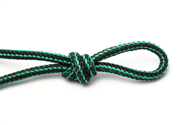 Rope loop and knot. Rope loops. Alpinist equipment. - Photo, Image