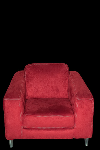 Red velvet armchair - Photo, Image