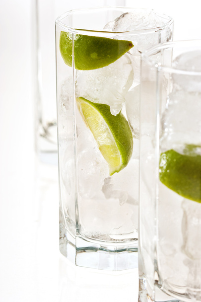 Cold lime cocktail - Photo, image