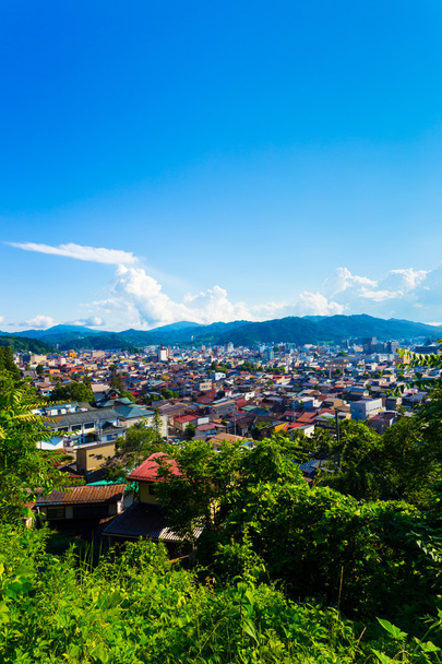Výhledem na panoráma pohoří Hida Takayama - Fotografie, Obrázek