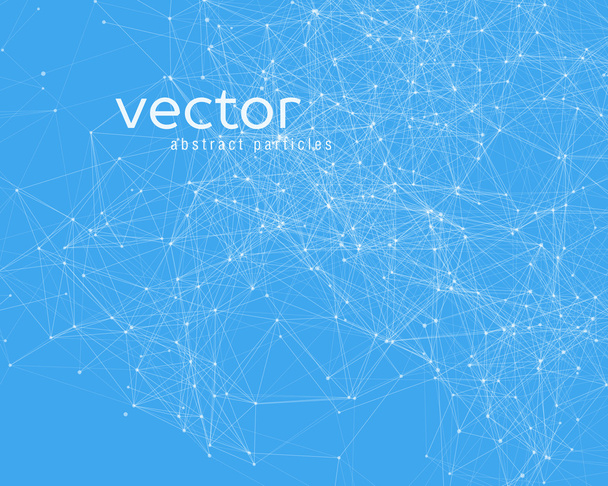 Vector abstracte deeltjes. - Vector, afbeelding