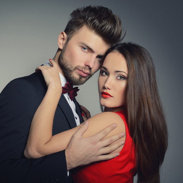 Sexy passion couple in love - Фото, изображение
