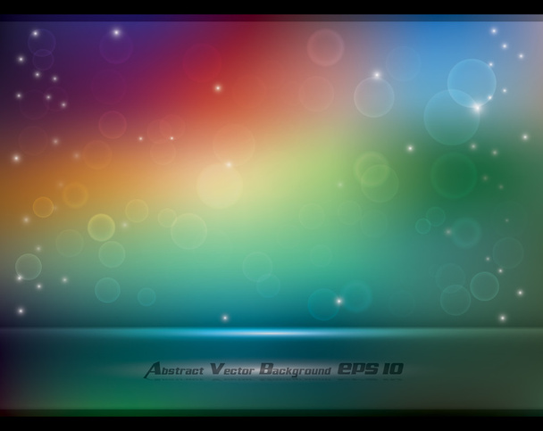 Abstract colorful soft background with bokeh - Vector, Image