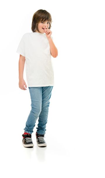 Случайный подросток грызет ногти
 - Фото, изображение