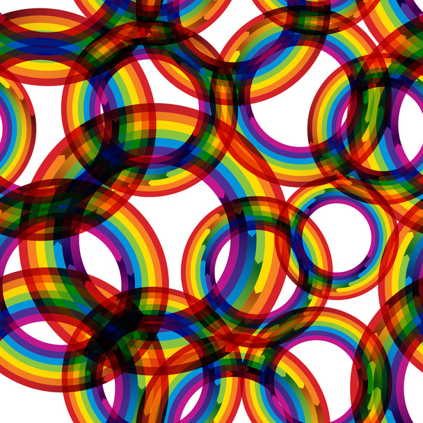 Rainbow seamless pattern. - Vector, Image