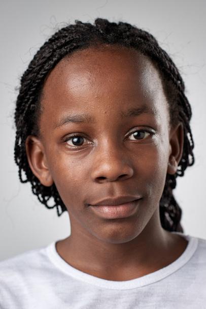 girl with african pigtails - Foto, afbeelding