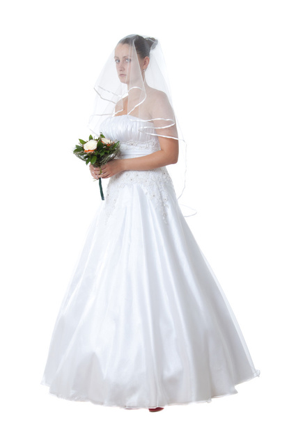 Bride with veil - Zdjęcie, obraz