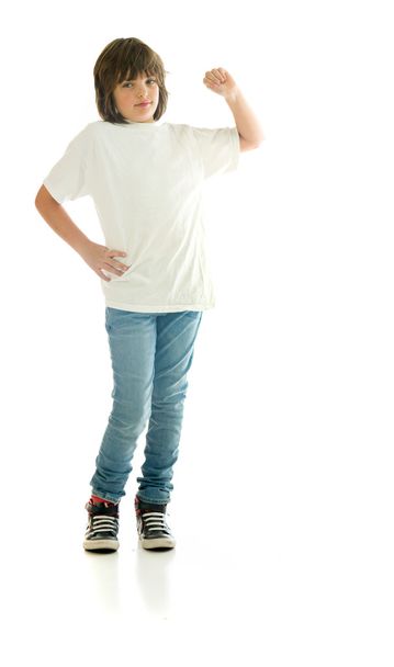 proud casual teenage boy - Фото, изображение
