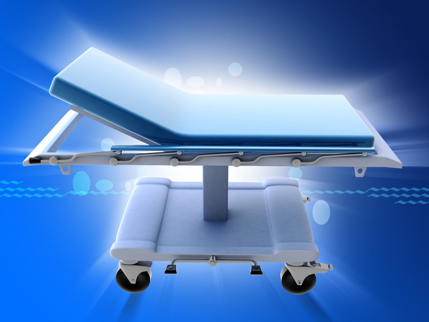 medical bed colour background - Photo, Image