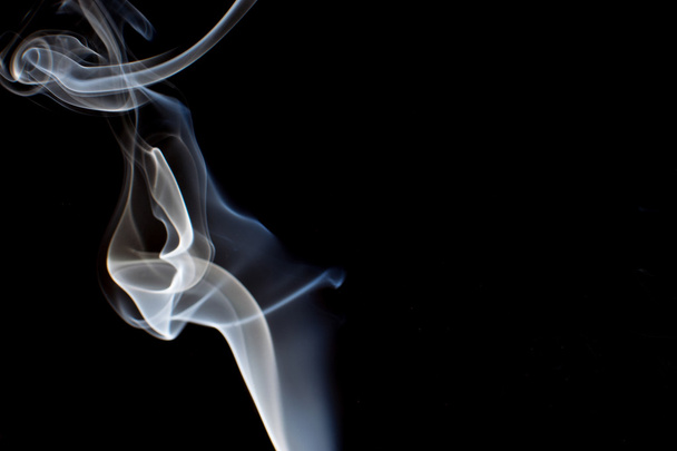 smoke on black - Photo, Image