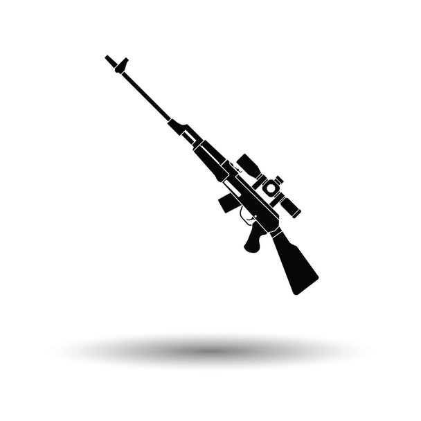 sniper geweer pictogram - Vector, afbeelding