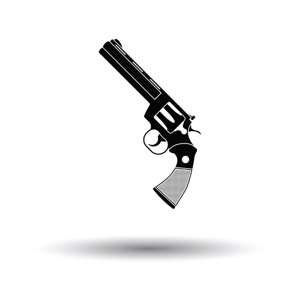 revolver, pisztoly ikon - Vektor, kép