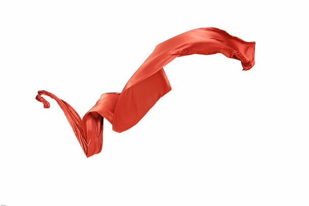 Liso elegante cetim vermelho
 - Foto, Imagem