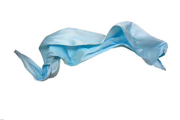 Гладкий элегантный синий атлас
 - Фото, изображение