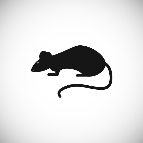 icône de rat sur blanc
  - Vecteur, image