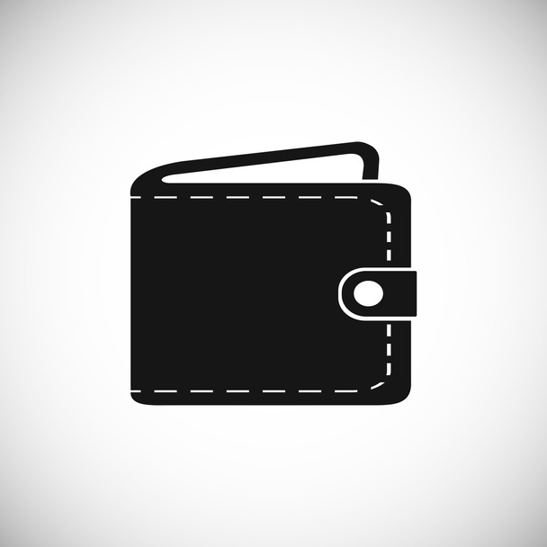 Ikona peněženky na bílém  - Vektor, obrázek