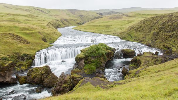 Skogafoss waterfall, Iceland - Foto, Bild