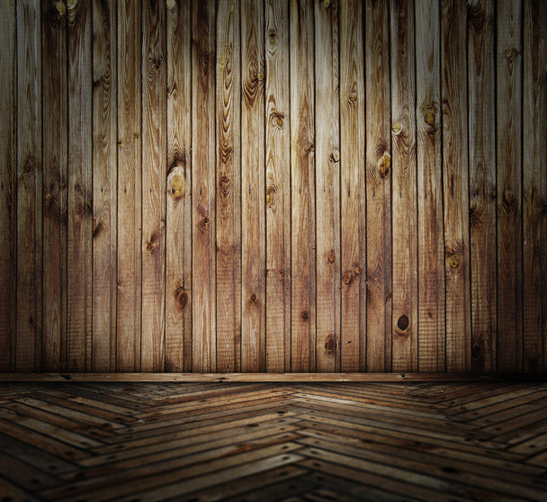 old wooden interior - Foto, Bild