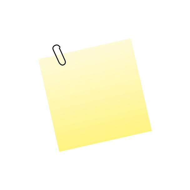 sticky or adhesive note icon image - Vector, Image