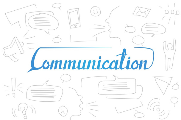 Communication concept illustration background - Вектор, зображення