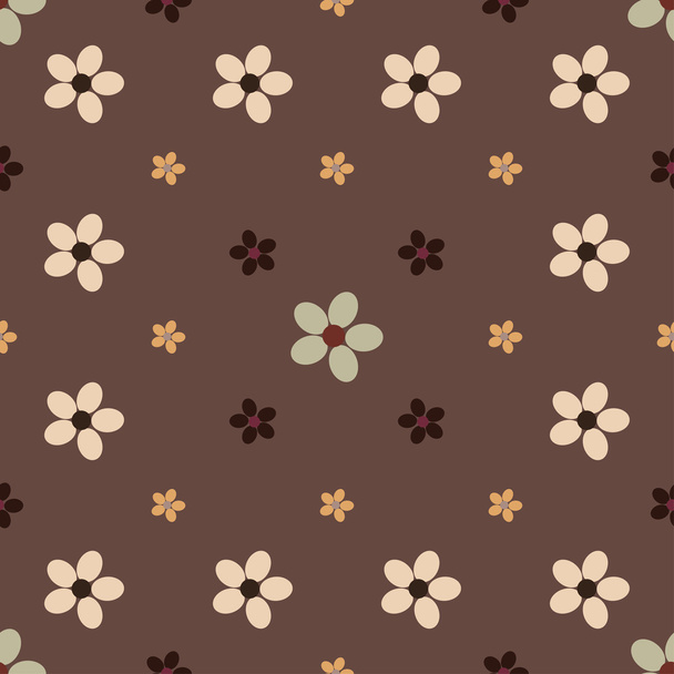 Flower seamless pattern background. - ベクター画像