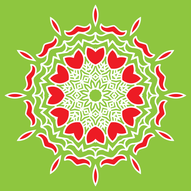 Patrón étnico ornamental
 - Vector, imagen