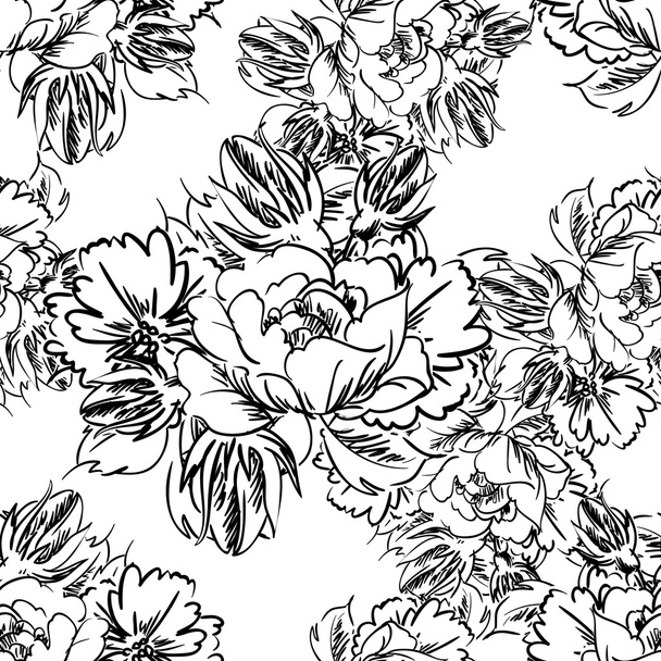 beautiful floral ornament - Vector, afbeelding