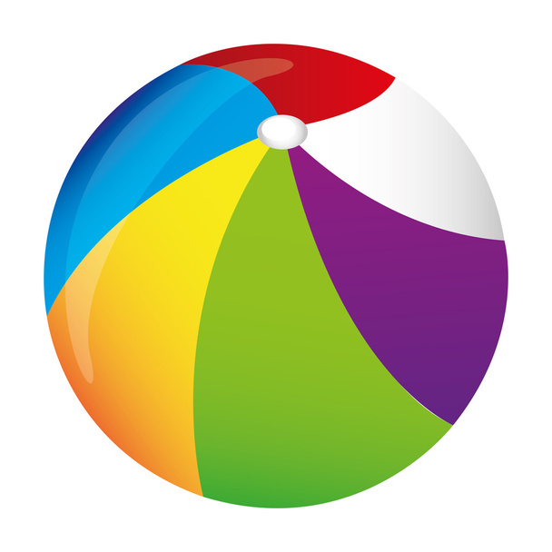 Obrázek ikony plážový míč - Vektor, obrázek