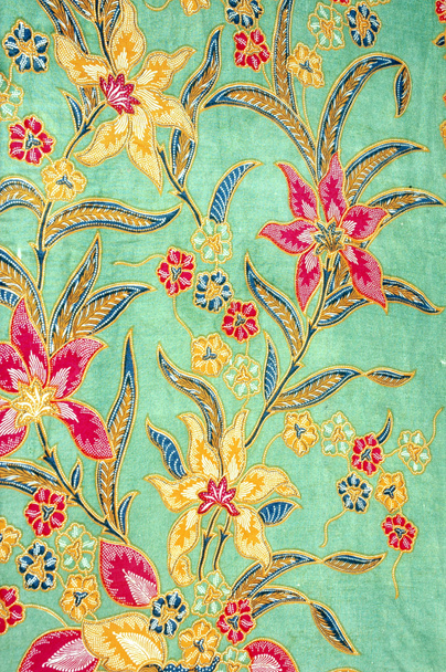 Patrones detallados de tela batik
 - Foto, imagen