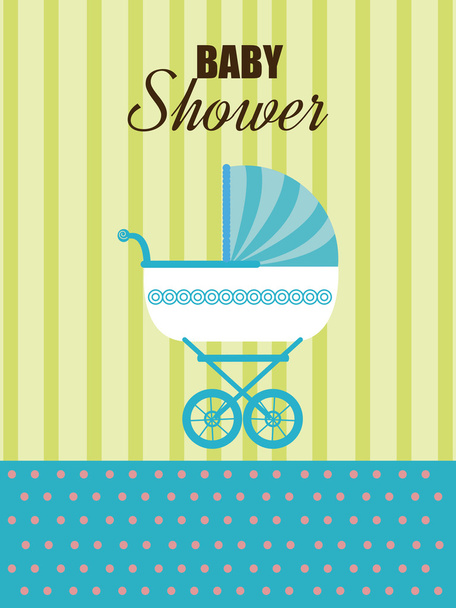 Baby shower design - Vector, Image