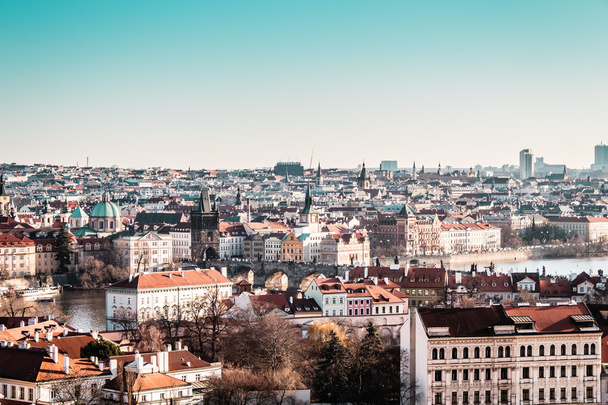Panoramic View of Prague, Czech Republic - Photo, Image