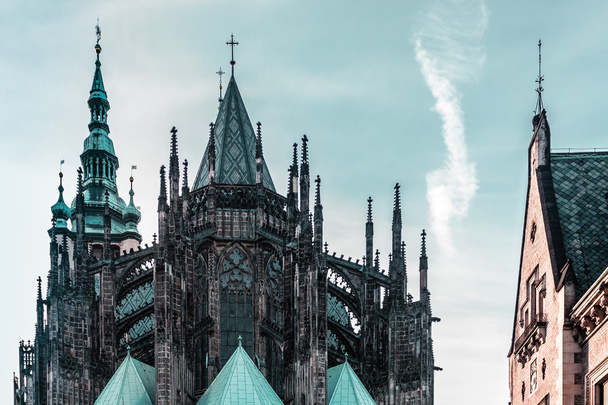 聖ヴィート大聖堂でプラハ、チェコ共和国 - 写真・画像