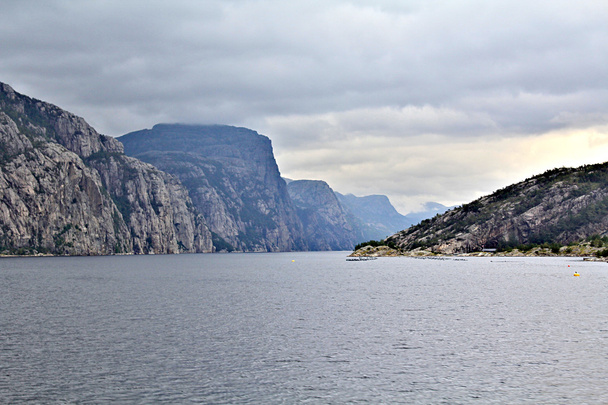 Herfst Noorwegen landschap - Foto, afbeelding