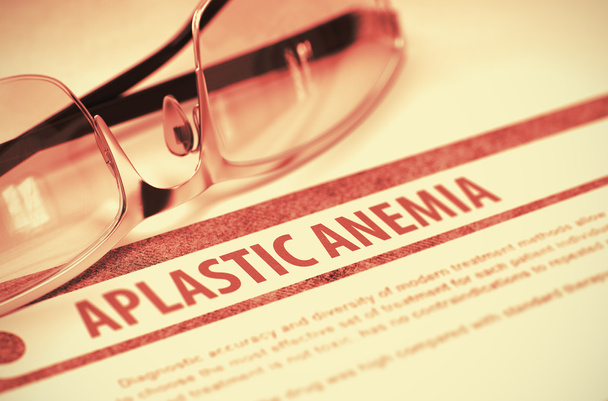 Aplastic Anemia. Medicine. 3D Illustration. - Photo, Image