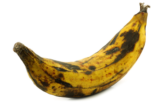 One ripe baking banana (plantain banana) - Photo, Image