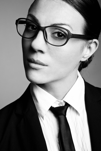 business woman in glasses  - Foto, afbeelding