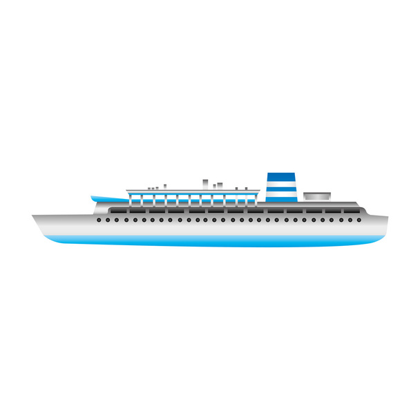 Symbolbild Kreuzfahrtschiff - Vektor, Bild