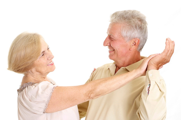 Dancing elderly couple - Φωτογραφία, εικόνα