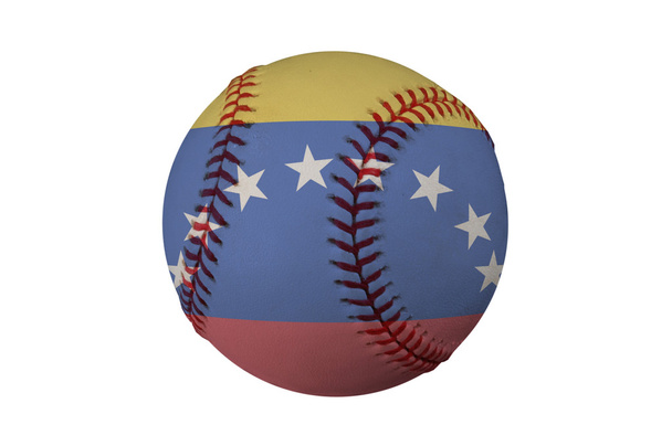 baseball s Venezuelská vlajka - Fotografie, Obrázek