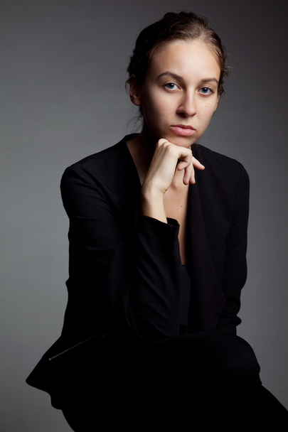 Girl in a business suit - Foto, immagini