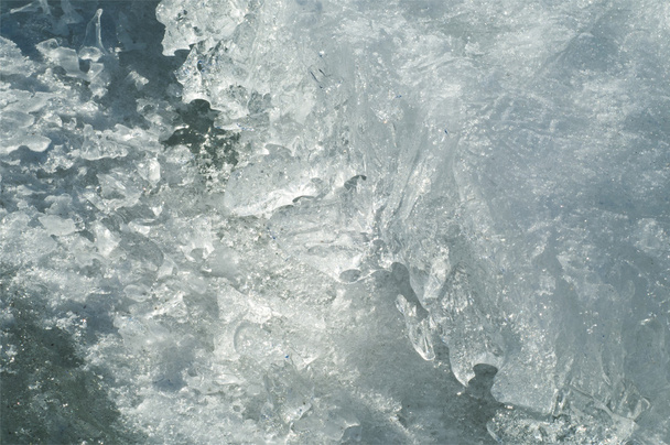 テクスチャです。氷。川の冷凍・ アイス. - 写真・画像